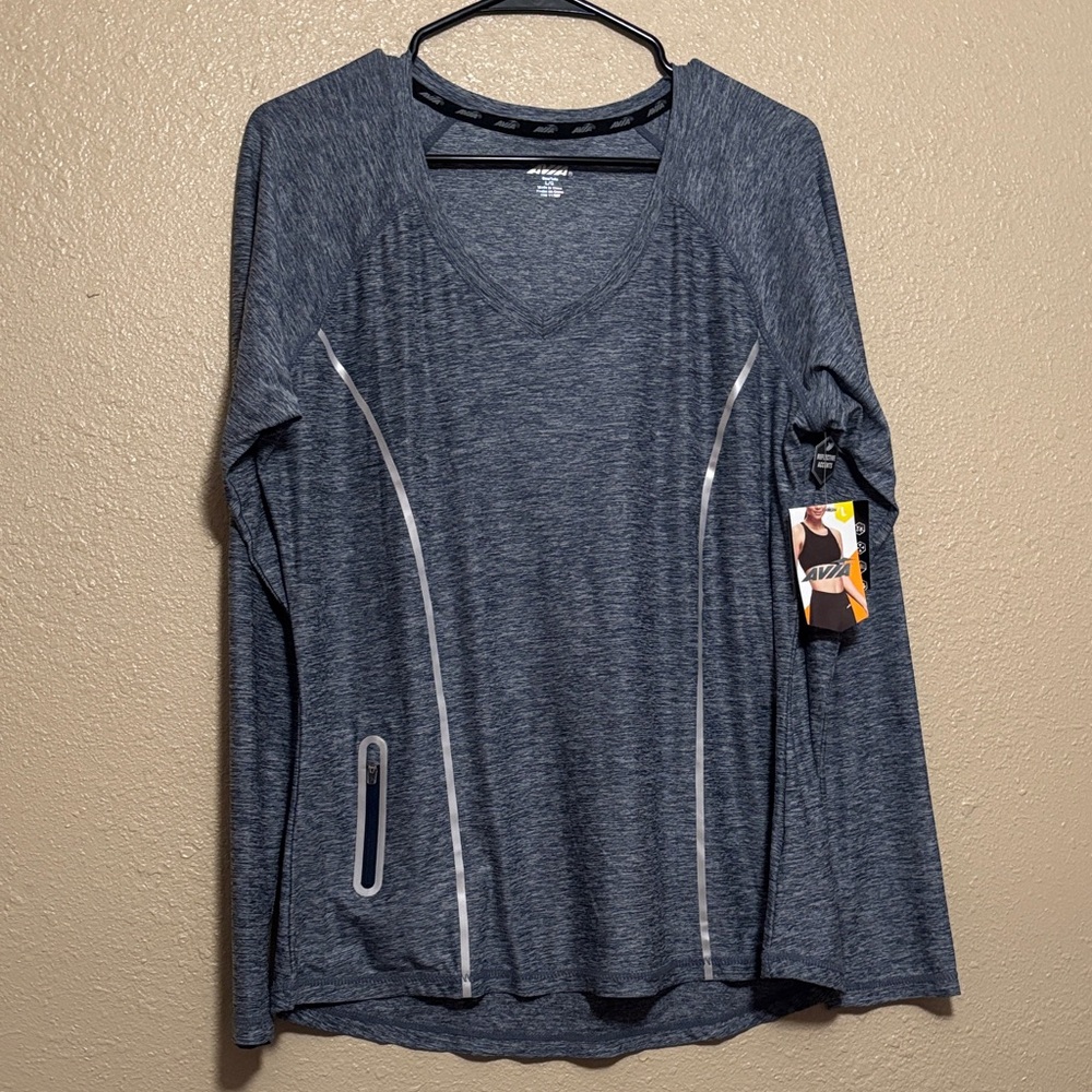 Avia Women's Charcoal Long Sleeve Top